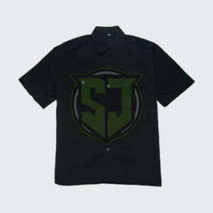 Seragam PSH / Safari Hitam Tangan Pendek